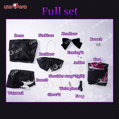 IN STOCK UWOWO Kafka Cosplay Game Honkai Star Rail Fanart Kafka Gown Cosplay Costume Halloween Costume