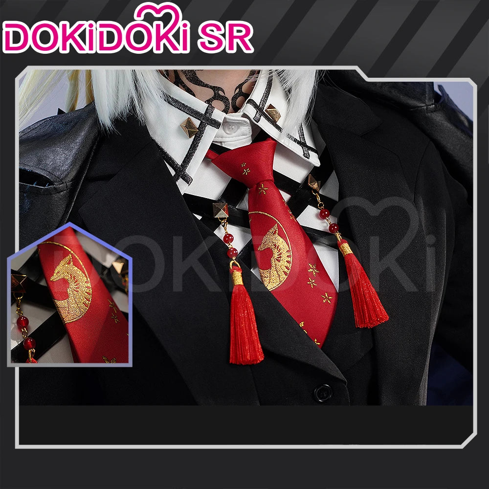 IN STOCK Vulpisfoglia Cosplay Costume Game Arknights DokiDoki-SR Vulpisfoglia Ears Tail Women Halloween Costume