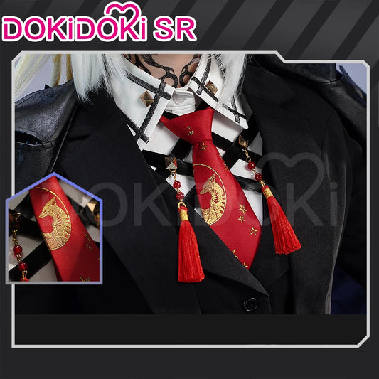 IN STOCK Vulpisfoglia Cosplay Costume Game Arknights DokiDoki-SR Vulpisfoglia Ears Tail Women Halloween Costume
