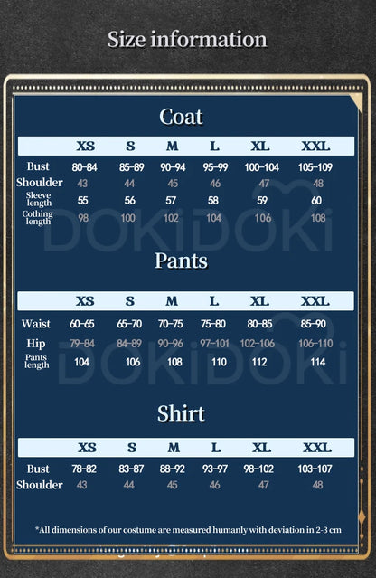 Sylus Rafayel Xavier Zayne Cosplay Costume Game Love and Deepspace【XS-2XL】DokiDoki-R Men Sylus Rafayel Wedding Suit Plus Size