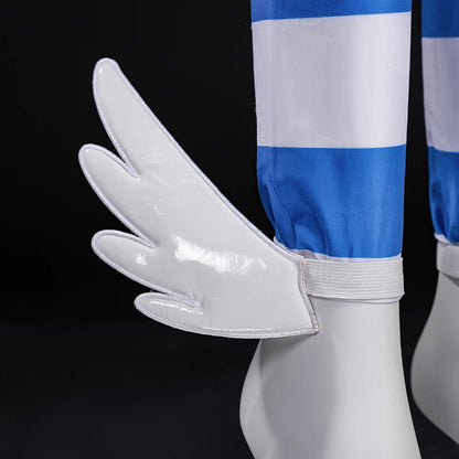 Anime New Panty Stocking with Garterbelt Stockiel Anarchy Stocking Cosplay Costume Angel Skirt Wings Halloween for Women Girls