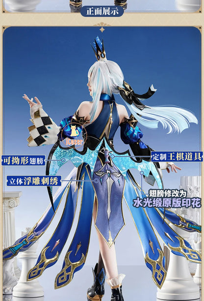 Honkai Star Rail Cerydra Cosplay Costume Wig Dress Uniform Headwear Game Outfit Halloween Party for Women Girls Role Play Props