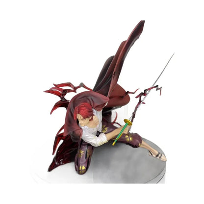 2025 Red Hair Shanks Crouching Pose Action Figure Collectible Model Toy Boxed Sailor Themed Decorative Item Anime Game Figurine