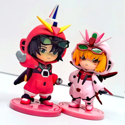 Original Bandai Pajamars Series Mobile Suit Gundam Seed Destiny Blind Box Athrun Zala Toy Cagalli Yula Athha Mystery Box Model