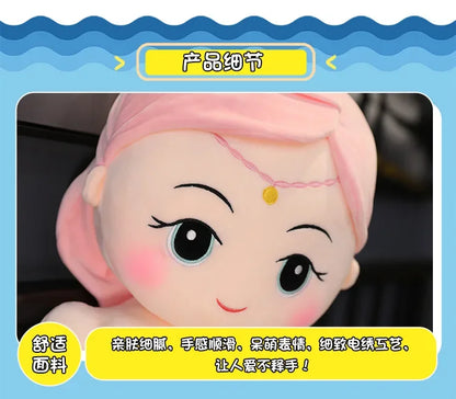 Hot 45-120cm Cartoon Kawaii Gaint Mermaid Plush Doll Pillow Colorful Beautiful Ocean Mermaid Plush Toy for Girls Christmas Gift