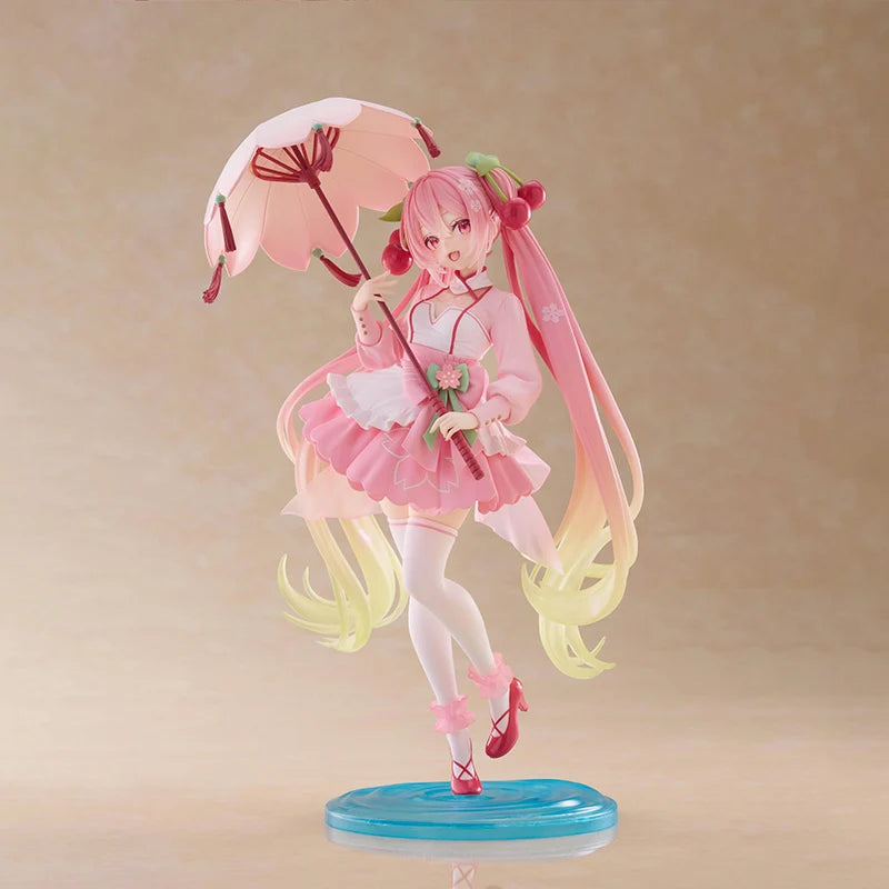 Bandai Hatsune Miku Sakura Dress Ver. 21CM PVC Model