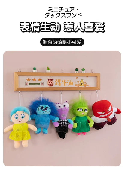 New Inside Out 2 Plush Anxiety Doll Cute Joy Fear Anger Disgust Sadness Riley Plushish Toys Collection Model Toy Birthday Gift