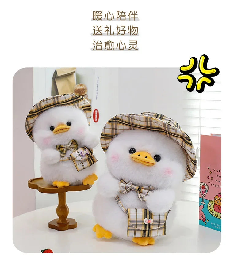 New 25/35/45cm Kawaii Cute Gentleman Duck Plush Toy Children's Pillow Doll Interior Decoration Boys and Girls Birthday Gifts