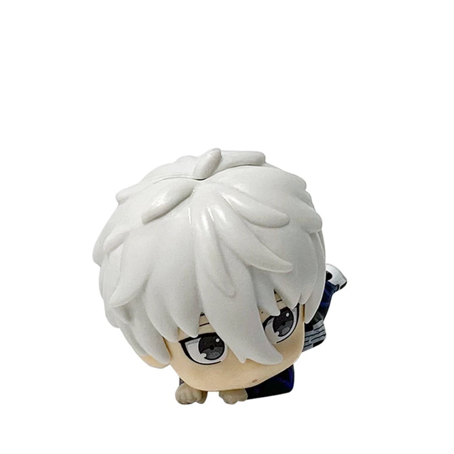 9cm Blue Lock Anime Figure Q Version Nagi Seishirou Action Figure Kawaii Isagi Yoichi Figurine PVC Collection Model Doll Toys