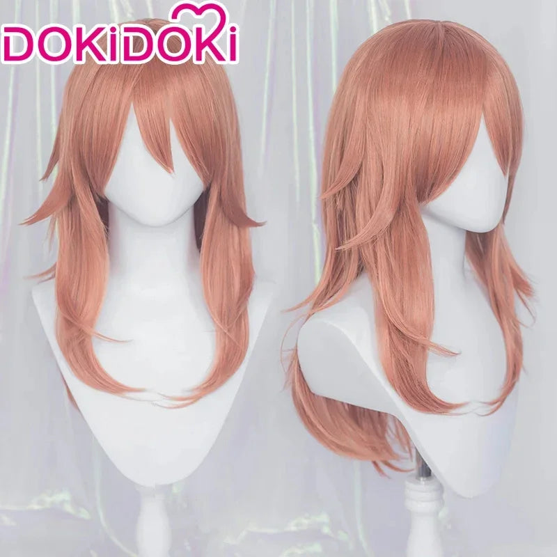 IN STOCK Powerr Hayakawaa Himenoo Makimaa Denjii Rezee Quanxii Angel Devil Yoshidaa Wig Anime DokiDoki Women Free Wig Cap