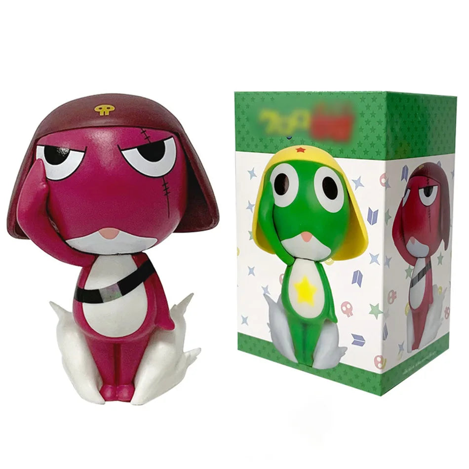 New Style "KERORO" Anime Peripheral: Sergeant, Private Second Class & Corporal Robot Alien Figurine, Gift & Collection Item
