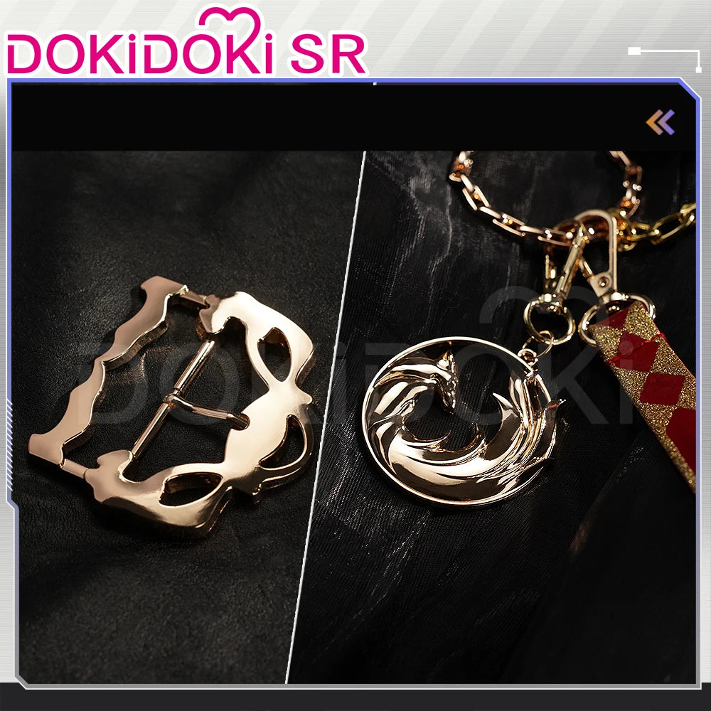 IN STOCK Vulpisfoglia Cosplay Costume Game Arknights DokiDoki-SR Vulpisfoglia Ears Tail Women Halloween Costume