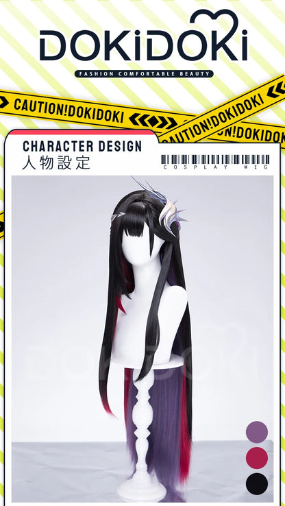 IN STOCK Cerydra Hysilens Wig Game Honkai: Star Rail Cosplay DokiDoki HSR Women 100cm Wig Hysilens Cosplay Headwear Free Cap