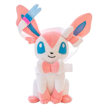 25/75cm Sylveon Pokemon Plush Toys Large Anime Doll Pillow Cartoon Eevee Pokémon Plushie Kawaii Stuffed Gift for Kids Birthday