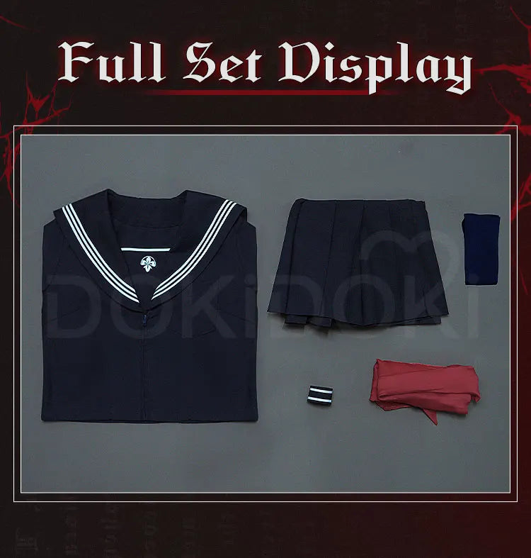 IN STOCK Shimizu Hinako Cosplay Costume Anime【S-2XL】DokiDoki-R Women School JK Uniform Dress Cosplay Halloween Plus Size