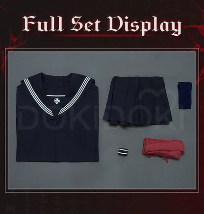 IN STOCK Shimizu Hinako Cosplay Costume Anime【S-2XL】DokiDoki-R Women School JK Uniform Dress Cosplay Halloween Plus Size