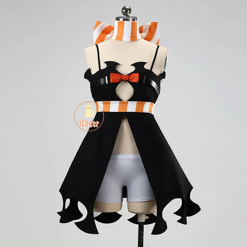 Anime Gachiakuta Amo Empool Cosplay Costume Wig Dress Uniform Tattoo Stickers Cleaners Halloween Party for Women Girls Role Play