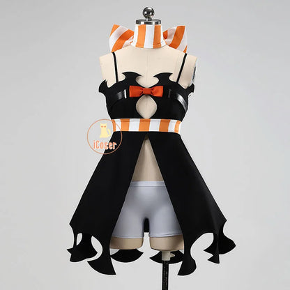 Anime Gachiakuta Amo Empool Cosplay Costume Wig Dress Uniform Tattoo Stickers Cleaners Halloween Party for Women Girls Role Play