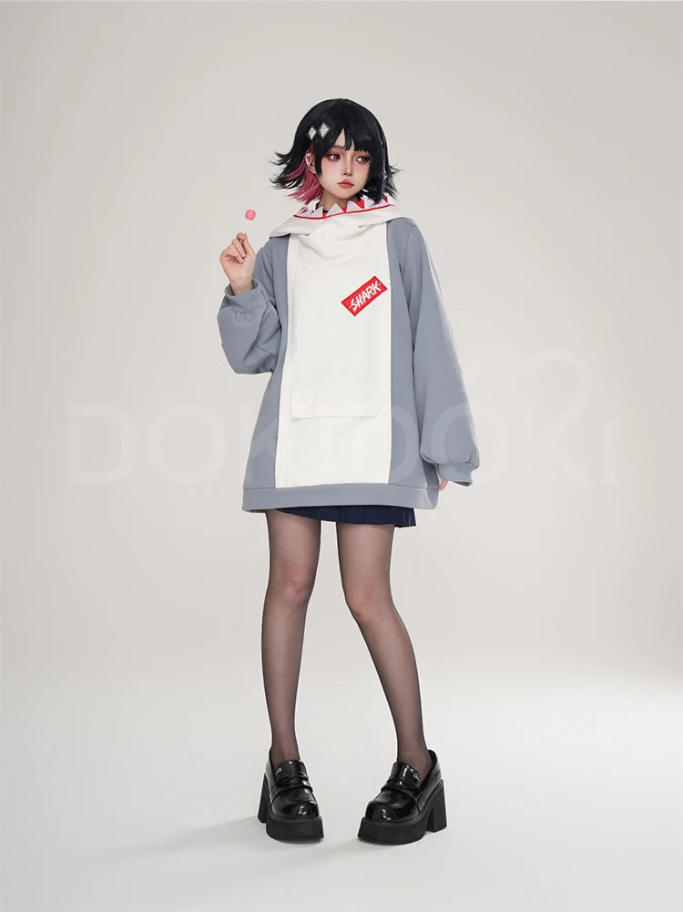 IN STOCK Eous Sharkboo Bangboo Luckyboo Doujin Cosplay Costume Game Zenless Zone Zero【S-3XL】DokiDoki-R Women Hoodie Plus Size