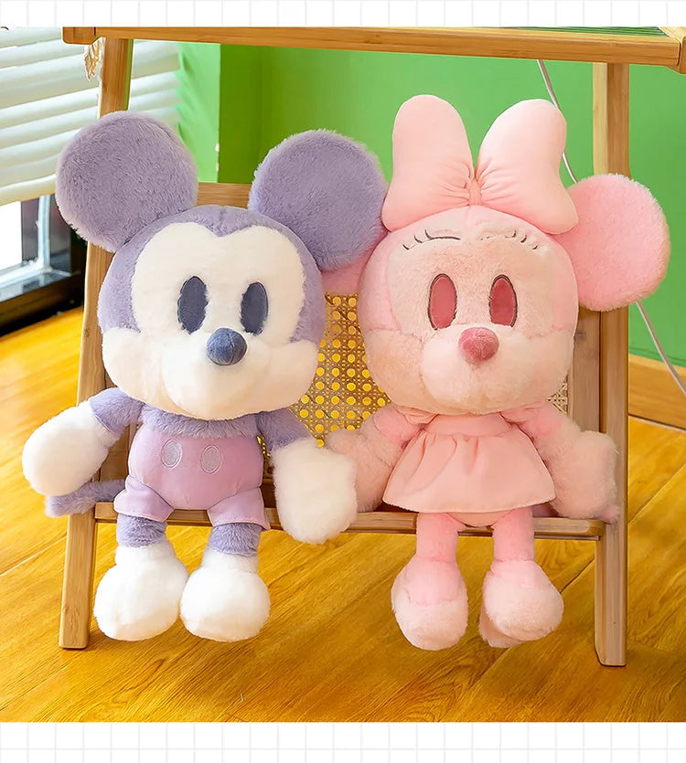 65/85/110cm Super Big Size Mickey Minnie Mouse Kawaii Anime Plush Stuffed Doll Disney Cartoon Plush Pillow Children Holiday Gift