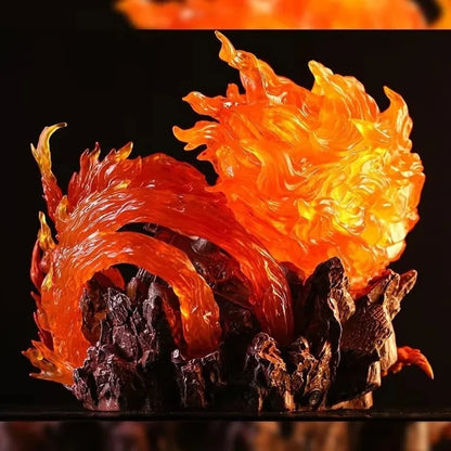 Hot Demon Slayer Rengoku Kyoujurou Fire Pillar Anime Figure Model Statue Boys Collection Desktop Decoration Ornament Toys Gifts