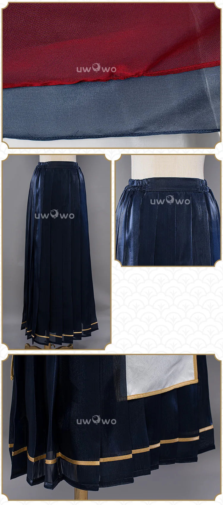 LAST BATCH UWOWO Genshin Impact Fanart Ganyu Cosplay Chinese Style Dress Traditional Clothing Liyue Cosplay Costume Cos Cosplay