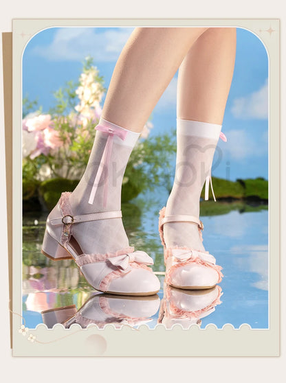 IN STOCK Nikki Cosplay Costume Game Infinity Nikki DokiDoki-SR Women Cute Pink Dress Nikki Snow Dress Cosplay Lolita Halloween