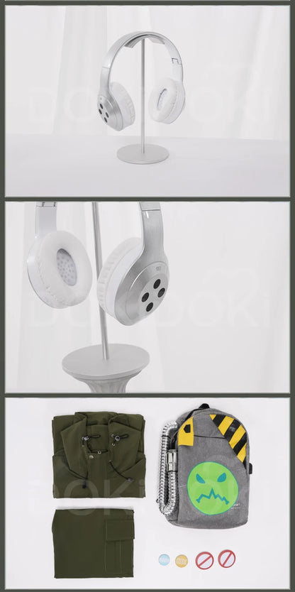 Brief Cosplay Costume Anime【S-2XL】Dokidoki-R Men Cosplay Geekboy Brief Backpack Panty Plus Size Male Cosplay