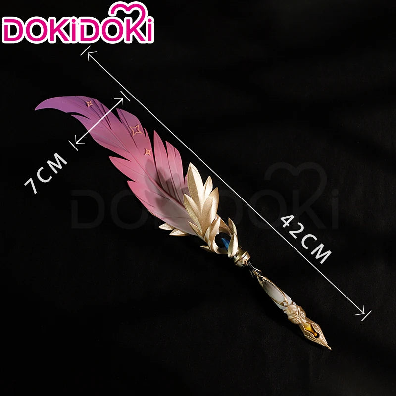 Trailblazer Stelle Caelus Luminous Magic Pen Cosplay Props Game Honkai: Star Rail DokiDoki HSR Feather Pen Cosplay Accessory