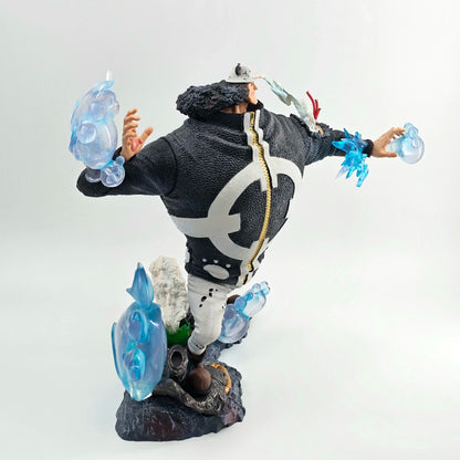 32cm Anime One Piece Figure Bartholemew Kuma Figurine 2 Hands With Light Statue Collection Decor Ornaments Model Doll Gift Toys