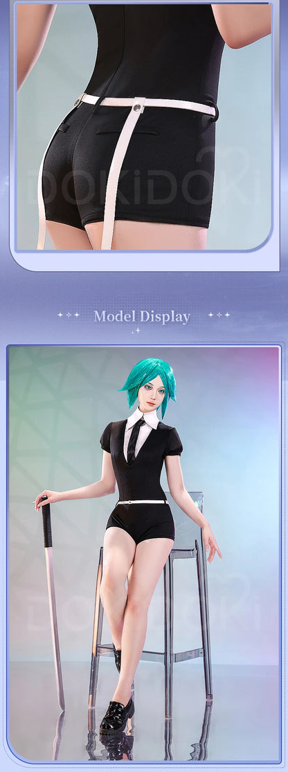 IN STOCK Phosphophylli/Cinnabar/Diamond Cosplay Costume Anime Land of the Lustrous Cosplay DokiDoki-SR Women Black Uniform