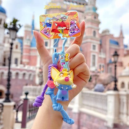 Zootopia Cartoon Character Injection Molding 3D Keychain Premium Design Anime Themed Accessories Collectible Toy Figures Gift