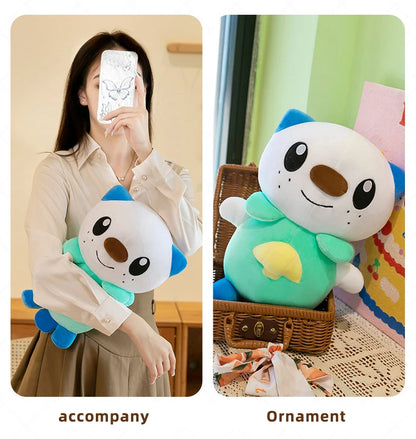 35/80cm Oshawott Pokemon Plush Toys Large Anime Doll Cute Pillow Cartoon Samurot Pokémon Plushie Stuffed Gift for Kids Christmas