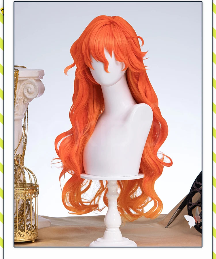 IN STOCK Augusta Cantarella Cartethyia Fleurdelys Iuno Wig Game Wuthering Waves DokiDoki 100cm Wig Cantarella Cosplay Free Cap