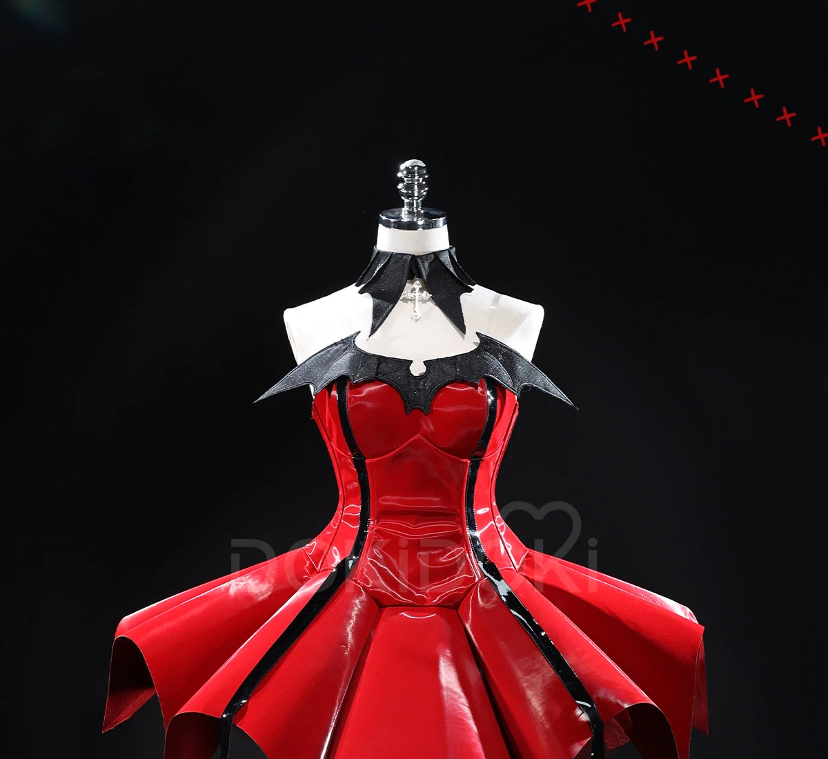 Tsukiyomi Utau Cosplay Costume Anime Shugo Chara Cosplay DokiDoki-R Women Cute Red Dress Tsukiyomi Utau Devil Cosplay Christmas