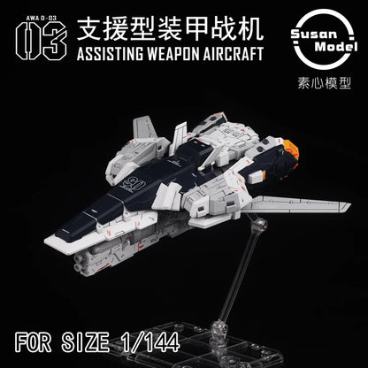 SUSAN Model RX-93 V RG 1/144 RX-93-ν2 Hi V ASSISTING AIRCRAFT AWA HWS Assembly Model Kit Toy Accessories Package Gift