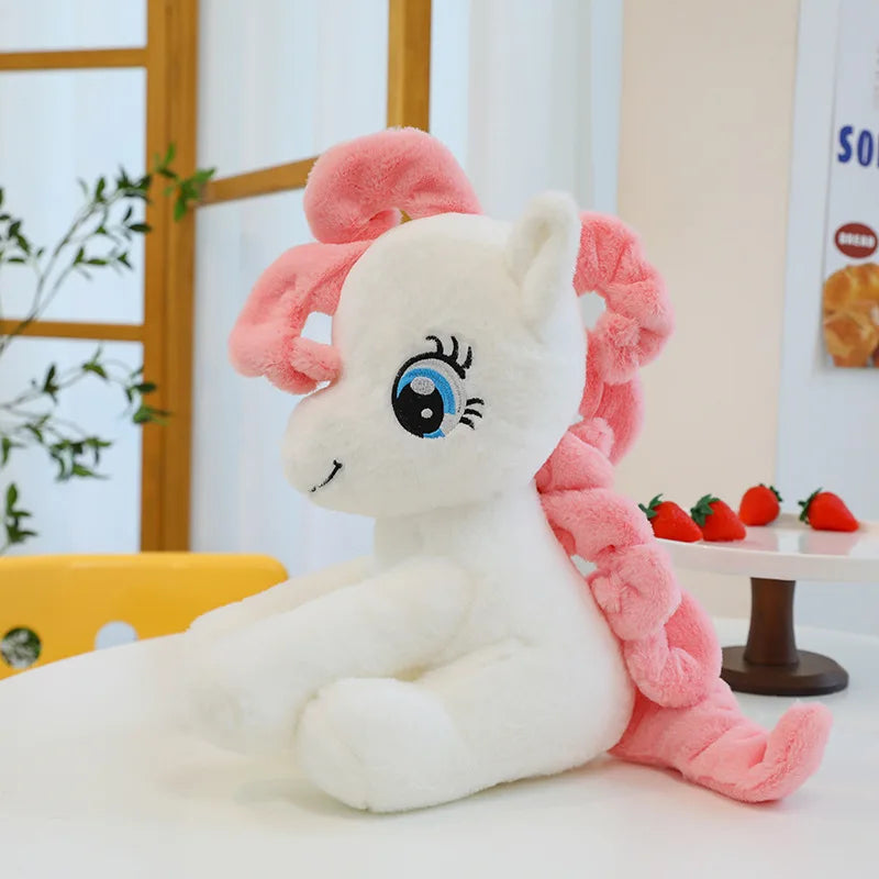 Anime My Little Pony Prototype Plush Doll Soft Pillow Girl Heart Fluttershy Sofa Ornaments Children'S Toys Birthday Gifts Custom