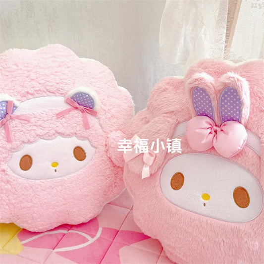 Sanrio My Melody My Sweet Piano Hello Kitty Round Square Plush Pillow Cute Cartoon Anime Home Decor Sofa Cushion Gifts For Girl