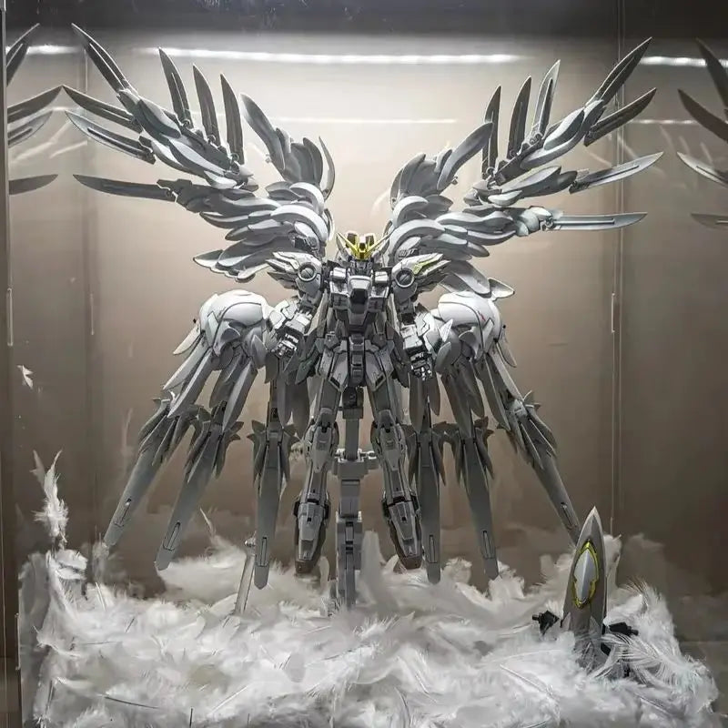 Daban 8827 MG 1/100 Snow White Prelude Fix Model Kit XXXG-00YSW Wings Assembly Action Figure Custom Toy