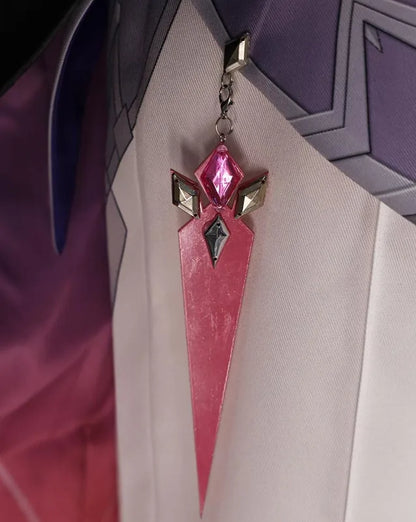 Genshin Impact Durin Cosplay Costume Wig Uniform Headwear Game Role Play Outfit Halloween Christmas Party for Women Men Girls