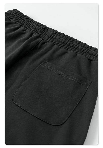 ZODF Trendy Autumn Men 360gsm Solid Straight Pants Unisex Basic Loose Terry Sweatpants Trousers HY0950