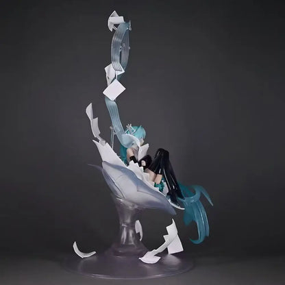 35cm anime doll Hatsune Miku Action Figures Japanese model decoration anime GK beautiful girl sculpture peripheral gifts toy