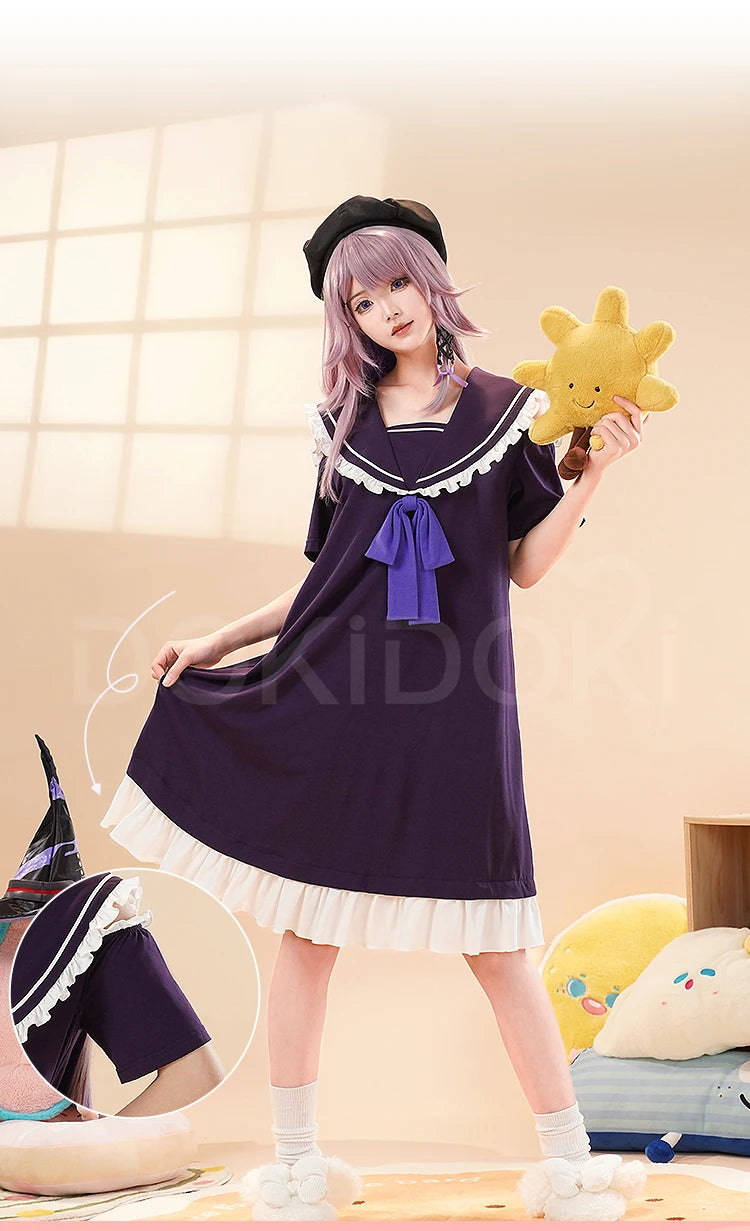 IN STOCK Robin Firefly Doujin Cosplay Costume Game Honkai: Star Rail DokiDoki-SR Women Summer Cute Pajamas