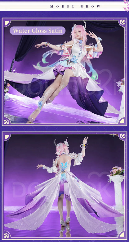 IN STOCK Cyrene Cosplay Costume Game Honkai: Star Rail【S-2XL】DokiDoki-R HSR Cyrene Dress Veil Plus Size