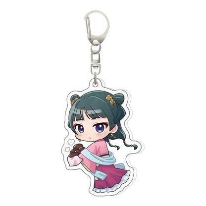 Anime The Apothecary Diaries Maomao Keychain Jinshi Gyokuyou Cosplay Gaoshun Rouran Backpack Pendant Kids Girls Birthday Gifts