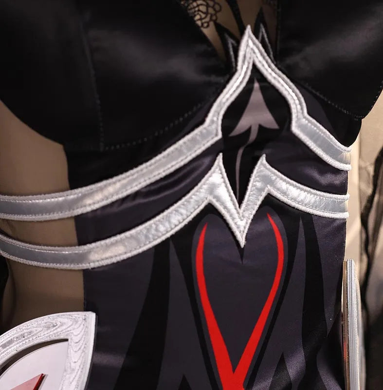 Genshin Impact Ronova Cosplay Costume Wig Dress Uniform Headwear Four Shades Halloween Party Women Girls Carnival Props iCoser