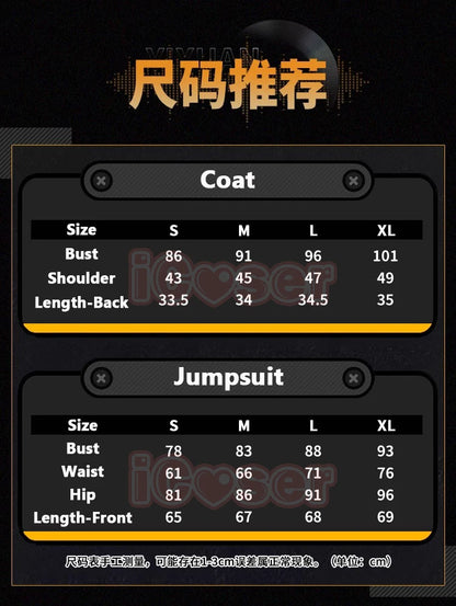 Zenless Zone Zero Yixuan Cosplay Costume Wig Uniform Headwear Rings Yunkui Summit Halloween Party for Women Girls Carnival Props