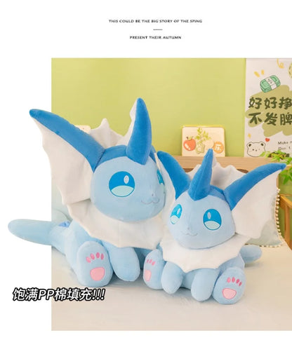 30-60CM Big Size Pokemon Plushies Vaporeon Kawaii Peluche Cartoon Anime Stuffed Animal Comfortable Soft Doll Children Toy Gift