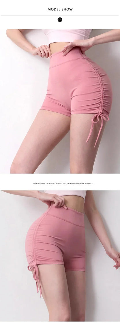 The Codex Summer High Waist Seamless Scrunch Butt Yoga & Gym Shorts for Women Athletic Booty Workout