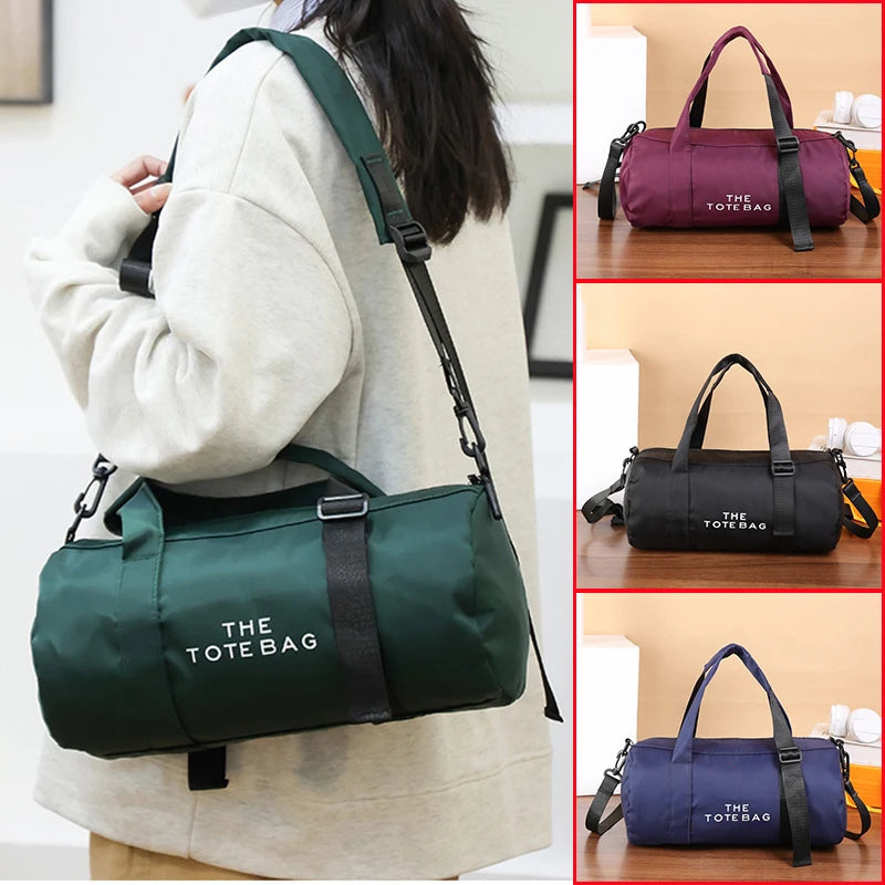 Small Fashion Gym Fitness Bag for Women – Yoga Sports Travel Weekender Mini Shoulder Duffle Handbag